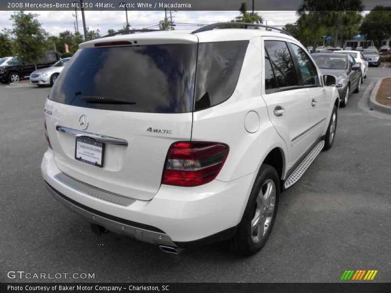 Arctic White / Macadamia 2008 Mercedes-Benz ML 350 4Matic