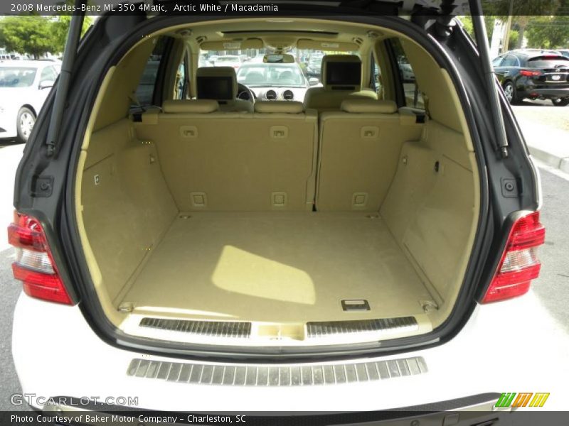 Arctic White / Macadamia 2008 Mercedes-Benz ML 350 4Matic
