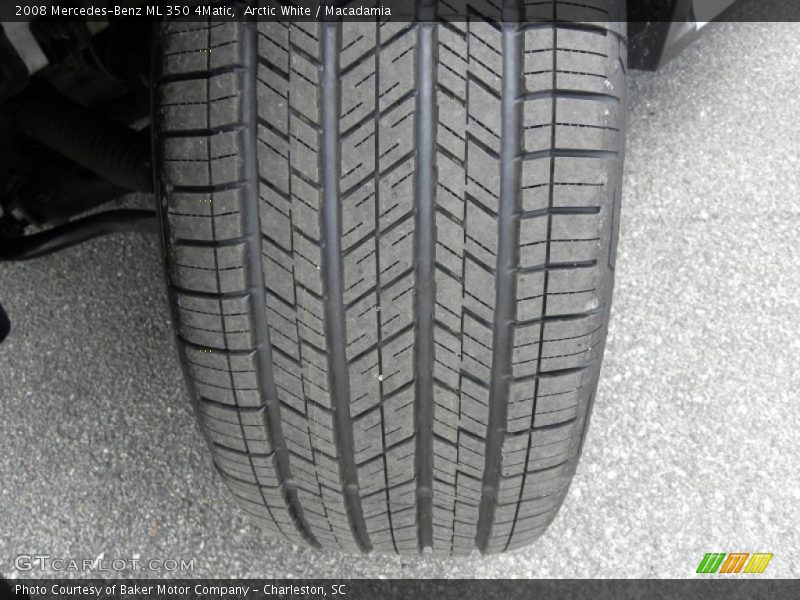 Arctic White / Macadamia 2008 Mercedes-Benz ML 350 4Matic