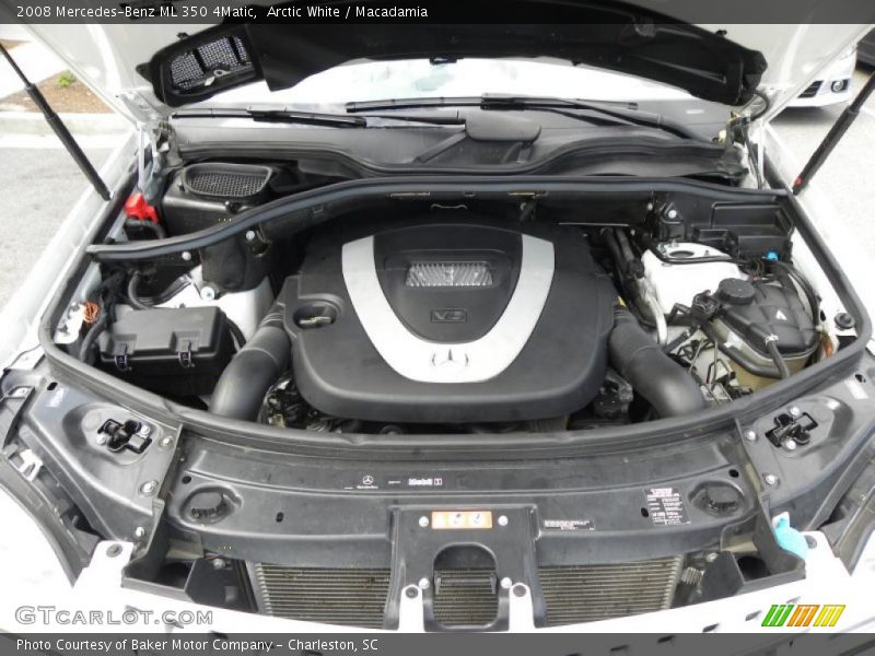 Arctic White / Macadamia 2008 Mercedes-Benz ML 350 4Matic