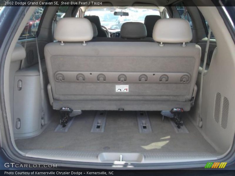 Steel Blue Pearl / Taupe 2002 Dodge Grand Caravan SE