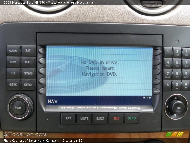 Arctic White / Macadamia 2008 Mercedes-Benz ML 350 4Matic