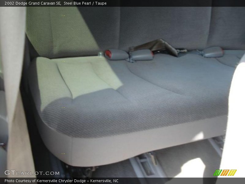 Steel Blue Pearl / Taupe 2002 Dodge Grand Caravan SE