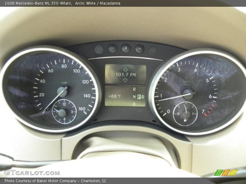 Arctic White / Macadamia 2008 Mercedes-Benz ML 350 4Matic