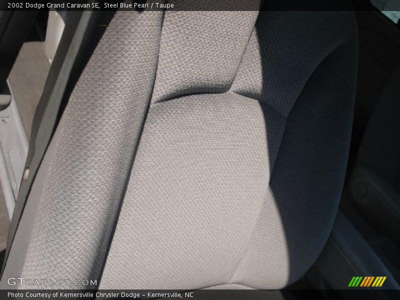Steel Blue Pearl / Taupe 2002 Dodge Grand Caravan SE