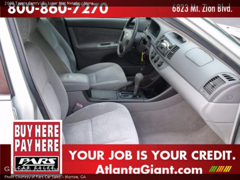 Lunar Mist Metallic / Stone 2003 Toyota Camry LE