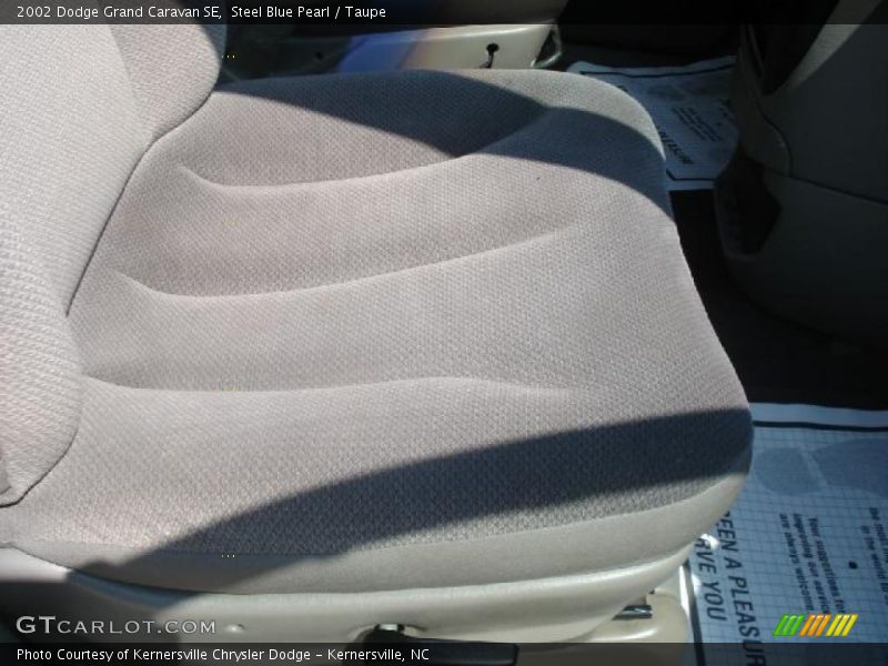 Steel Blue Pearl / Taupe 2002 Dodge Grand Caravan SE