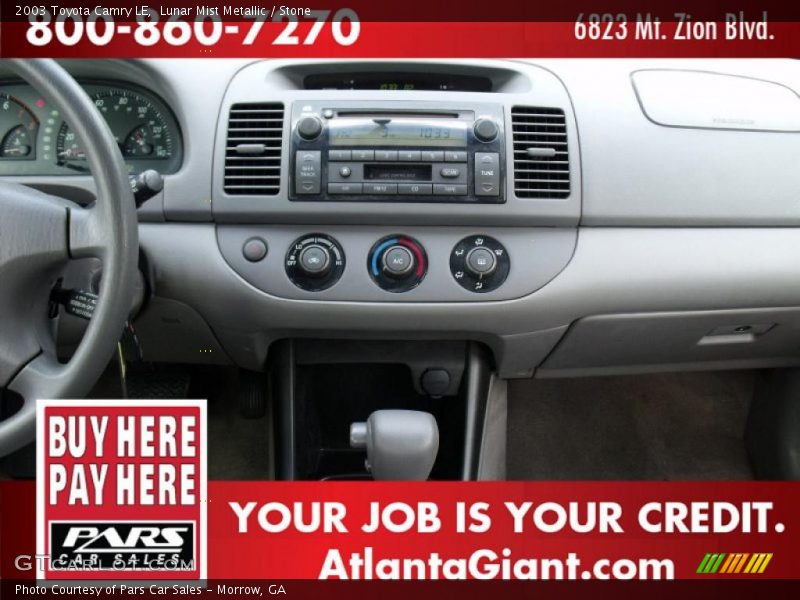 Lunar Mist Metallic / Stone 2003 Toyota Camry LE