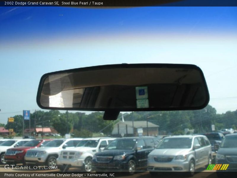 Steel Blue Pearl / Taupe 2002 Dodge Grand Caravan SE