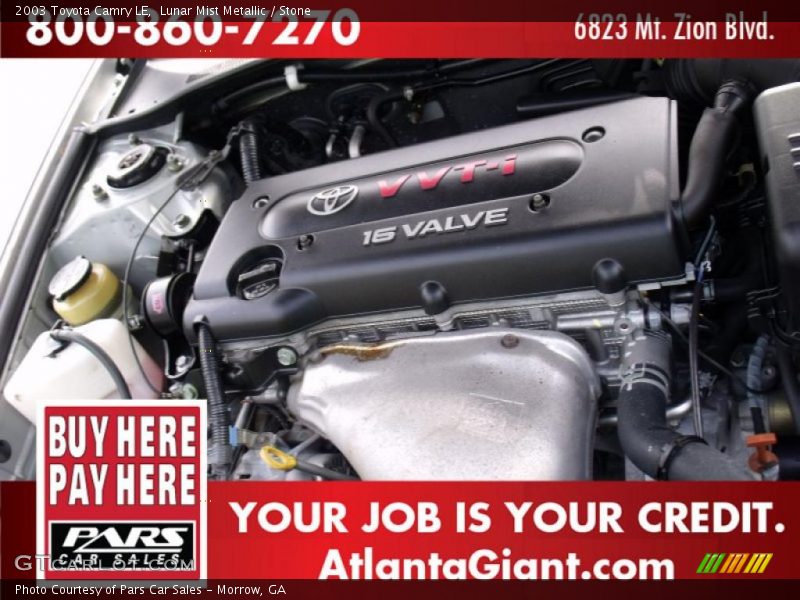 Lunar Mist Metallic / Stone 2003 Toyota Camry LE
