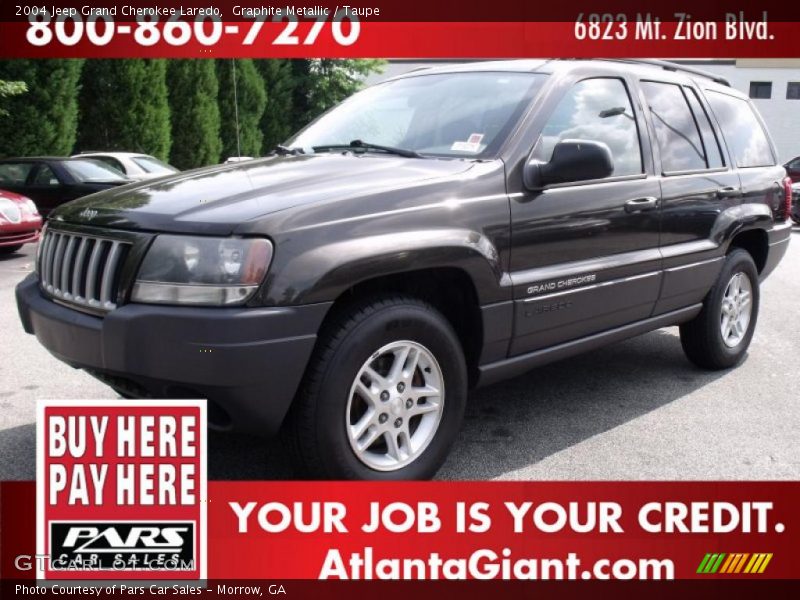Graphite Metallic / Taupe 2004 Jeep Grand Cherokee Laredo