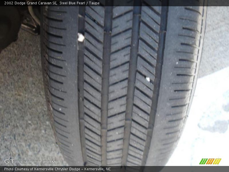 Steel Blue Pearl / Taupe 2002 Dodge Grand Caravan SE