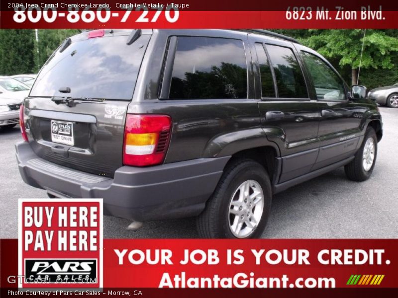 Graphite Metallic / Taupe 2004 Jeep Grand Cherokee Laredo