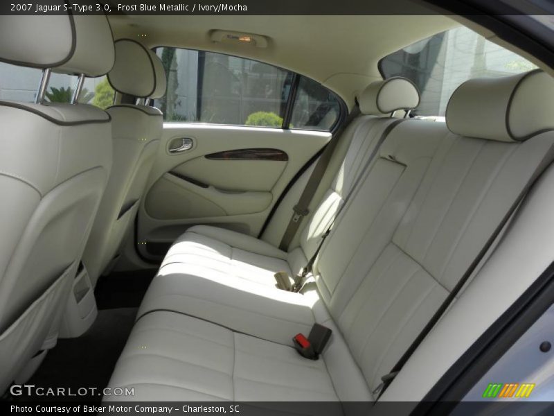 Frost Blue Metallic / Ivory/Mocha 2007 Jaguar S-Type 3.0
