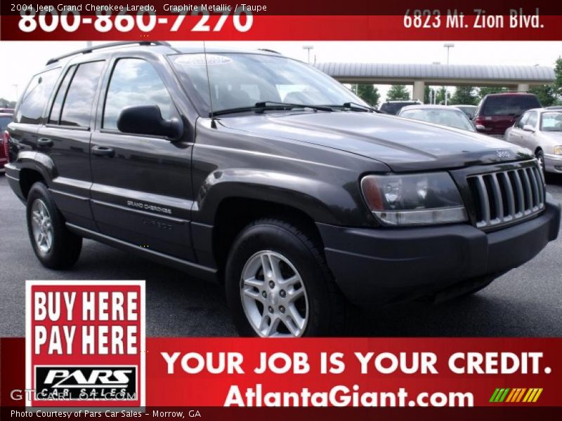 Graphite Metallic / Taupe 2004 Jeep Grand Cherokee Laredo