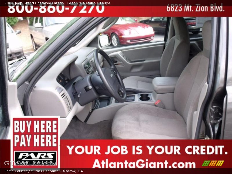 Graphite Metallic / Taupe 2004 Jeep Grand Cherokee Laredo