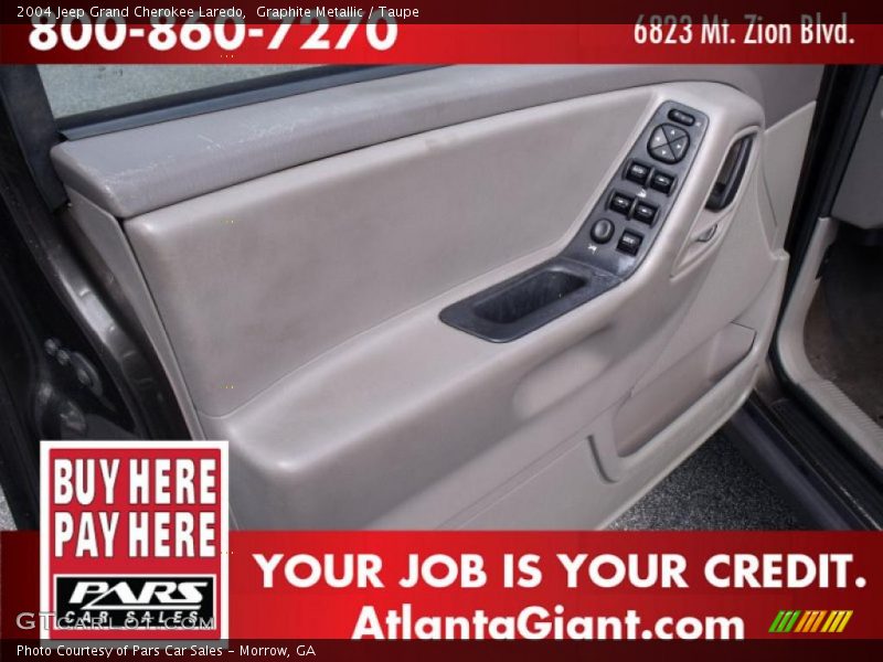 Graphite Metallic / Taupe 2004 Jeep Grand Cherokee Laredo