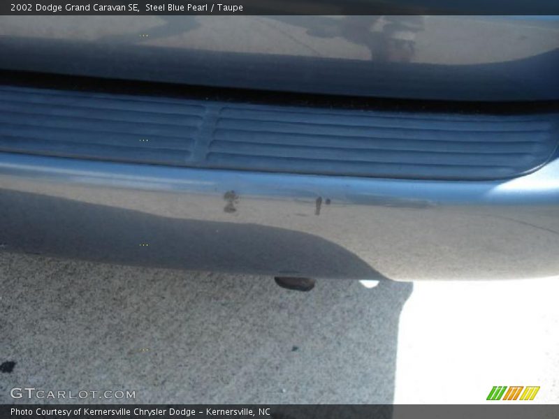 Steel Blue Pearl / Taupe 2002 Dodge Grand Caravan SE