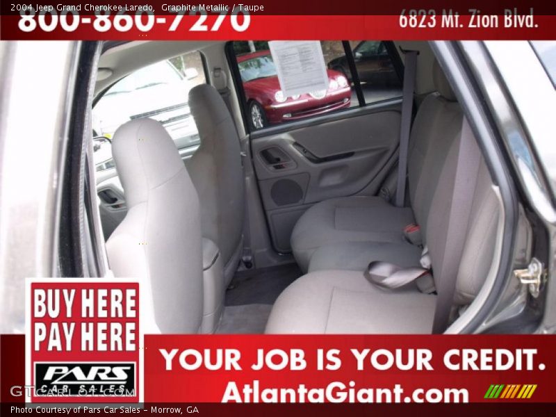 Graphite Metallic / Taupe 2004 Jeep Grand Cherokee Laredo