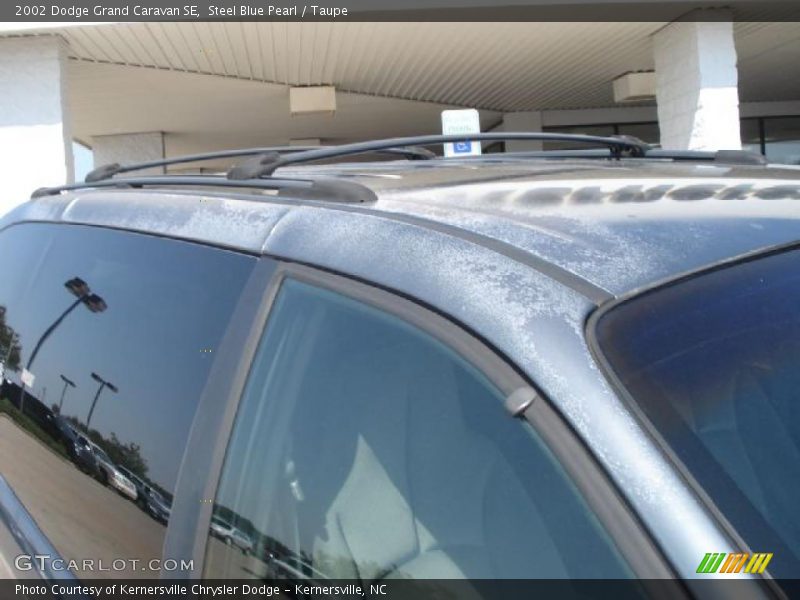 Steel Blue Pearl / Taupe 2002 Dodge Grand Caravan SE