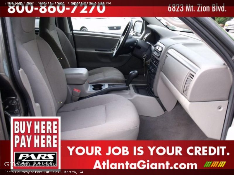 Graphite Metallic / Taupe 2004 Jeep Grand Cherokee Laredo
