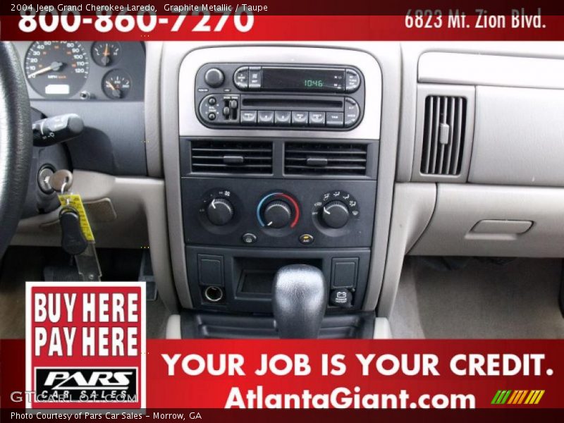 Graphite Metallic / Taupe 2004 Jeep Grand Cherokee Laredo