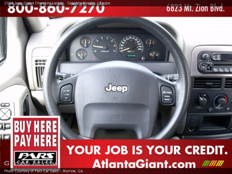 Graphite Metallic / Taupe 2004 Jeep Grand Cherokee Laredo