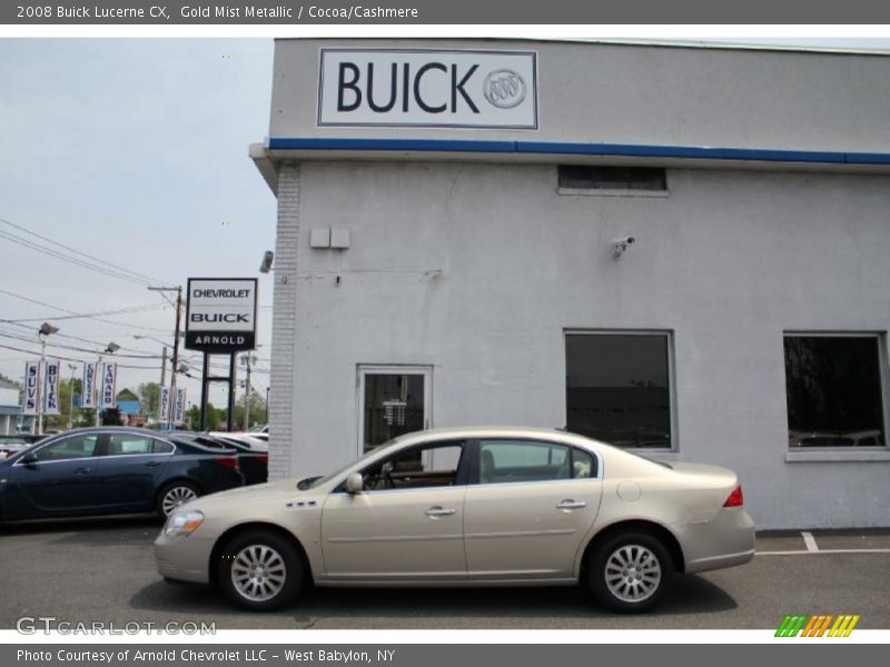 Gold Mist Metallic / Cocoa/Cashmere 2008 Buick Lucerne CX