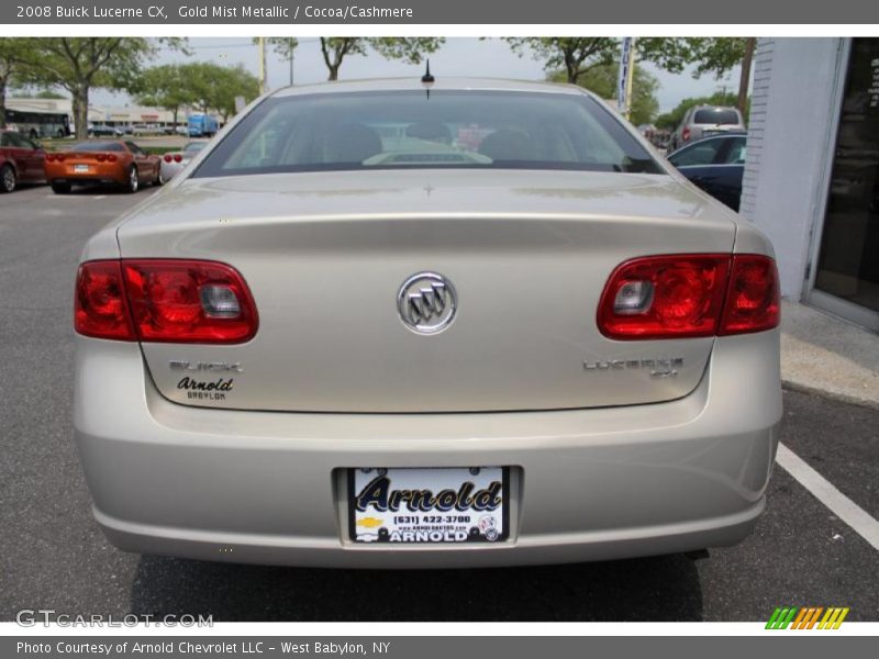 Gold Mist Metallic / Cocoa/Cashmere 2008 Buick Lucerne CX