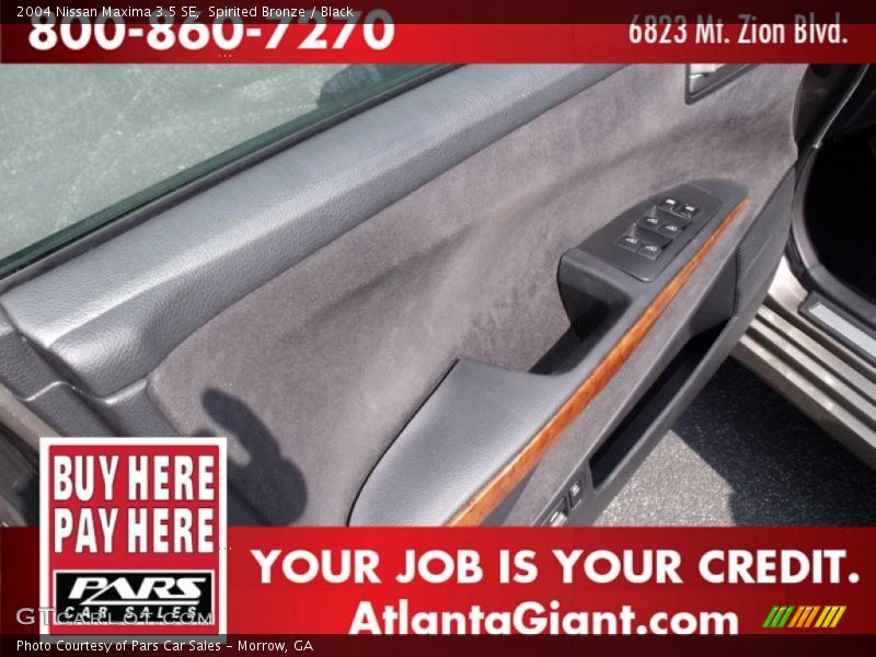 Spirited Bronze / Black 2004 Nissan Maxima 3.5 SE
