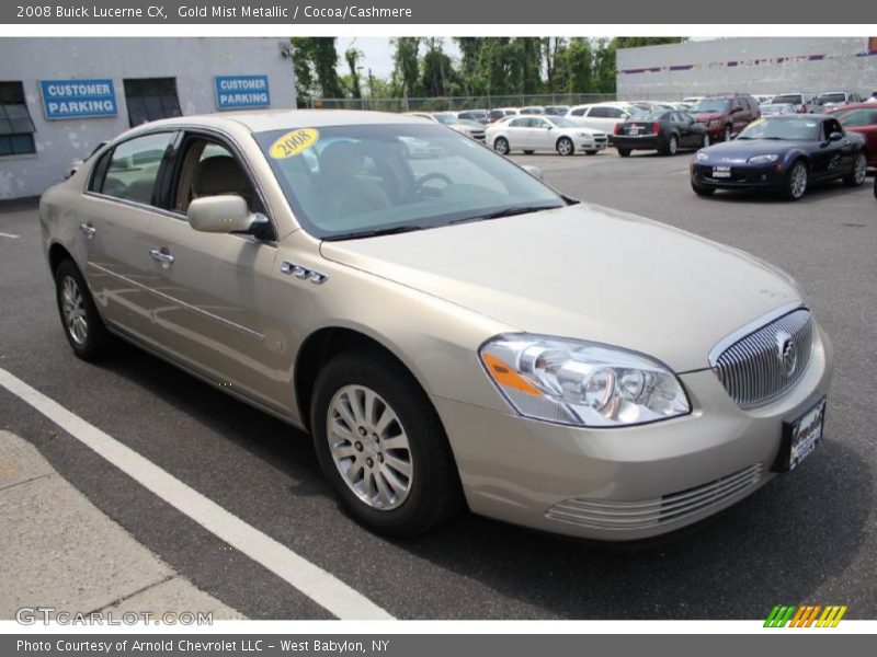 Gold Mist Metallic / Cocoa/Cashmere 2008 Buick Lucerne CX