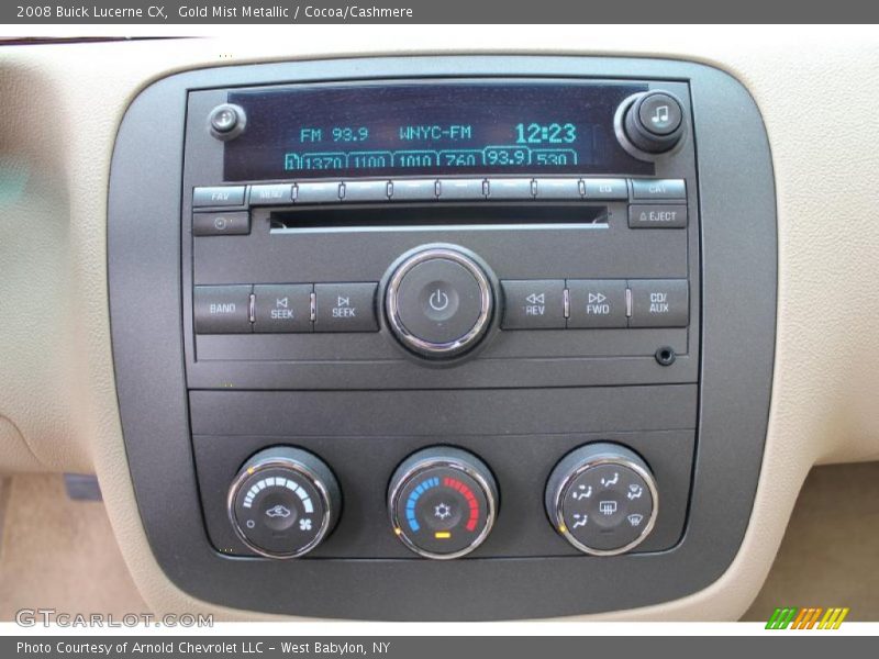 Gold Mist Metallic / Cocoa/Cashmere 2008 Buick Lucerne CX