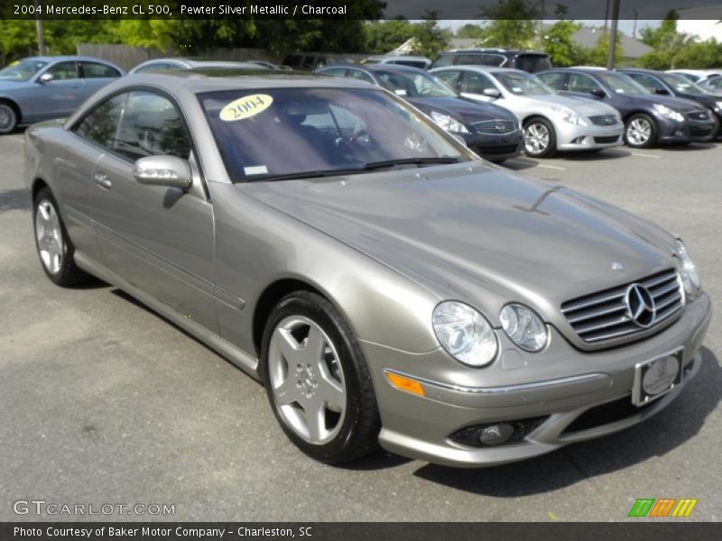 Pewter Silver Metallic / Charcoal 2004 Mercedes-Benz CL 500