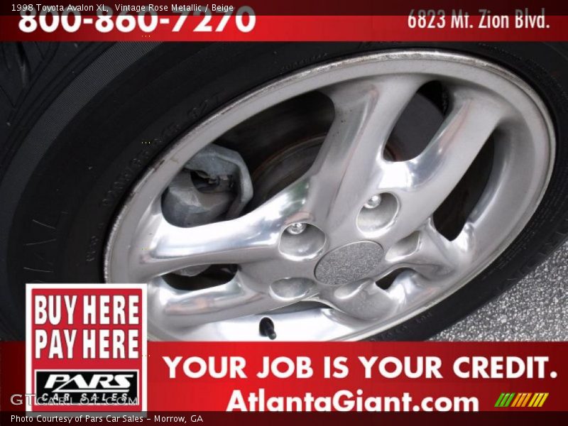 Vintage Rose Metallic / Beige 1998 Toyota Avalon XL