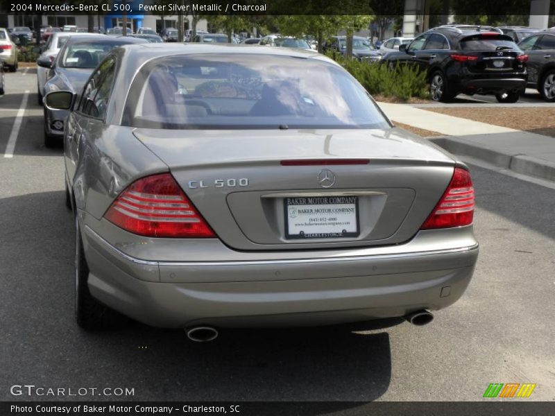 Pewter Silver Metallic / Charcoal 2004 Mercedes-Benz CL 500