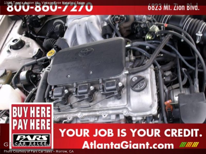 Vintage Rose Metallic / Beige 1998 Toyota Avalon XL