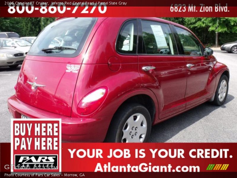 Inferno Red Crystal Pearl / Pastel Slate Gray 2006 Chrysler PT Cruiser