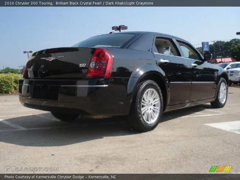 Brilliant Black Crystal Pearl / Dark Khaki/Light Graystone 2010 Chrysler 300 Touring