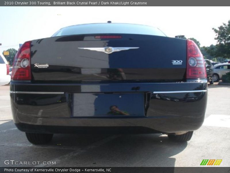 Brilliant Black Crystal Pearl / Dark Khaki/Light Graystone 2010 Chrysler 300 Touring