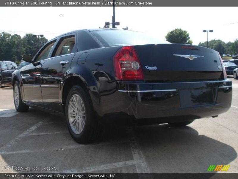 Brilliant Black Crystal Pearl / Dark Khaki/Light Graystone 2010 Chrysler 300 Touring