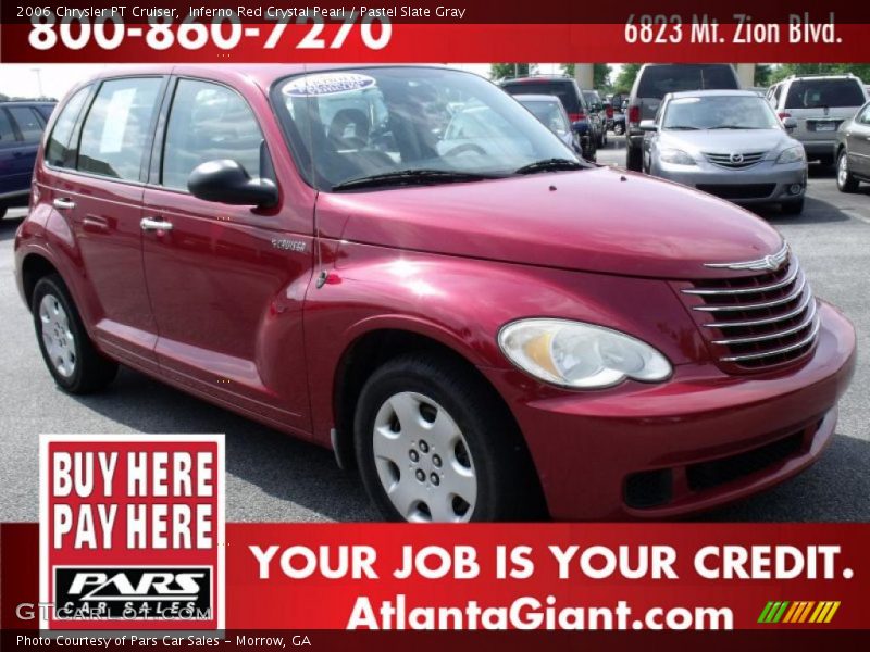 Inferno Red Crystal Pearl / Pastel Slate Gray 2006 Chrysler PT Cruiser