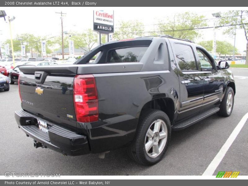Black / Ebony 2008 Chevrolet Avalanche LTZ 4x4