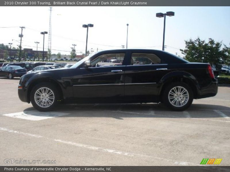 Brilliant Black Crystal Pearl / Dark Khaki/Light Graystone 2010 Chrysler 300 Touring