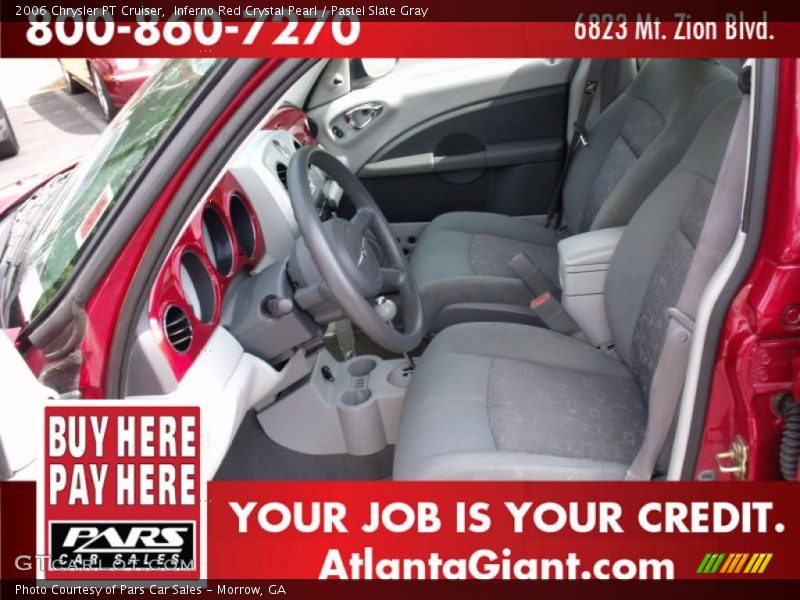 Inferno Red Crystal Pearl / Pastel Slate Gray 2006 Chrysler PT Cruiser