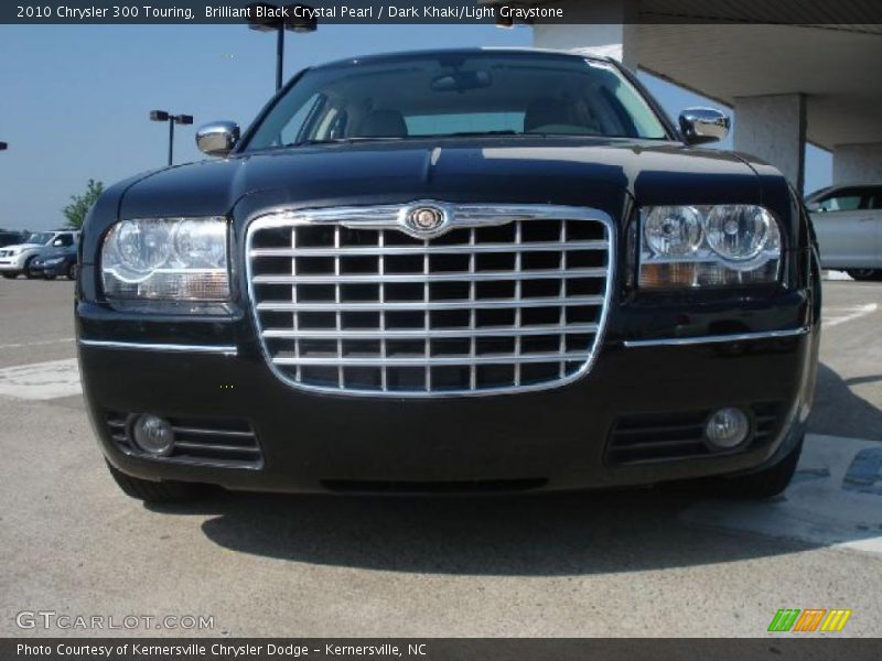 Brilliant Black Crystal Pearl / Dark Khaki/Light Graystone 2010 Chrysler 300 Touring