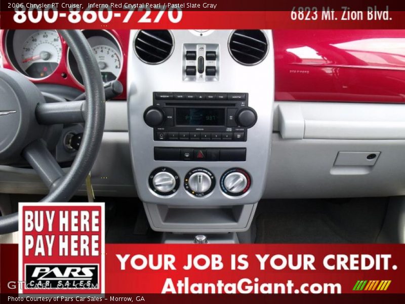 Inferno Red Crystal Pearl / Pastel Slate Gray 2006 Chrysler PT Cruiser