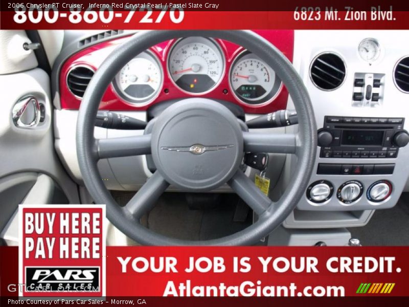 Inferno Red Crystal Pearl / Pastel Slate Gray 2006 Chrysler PT Cruiser