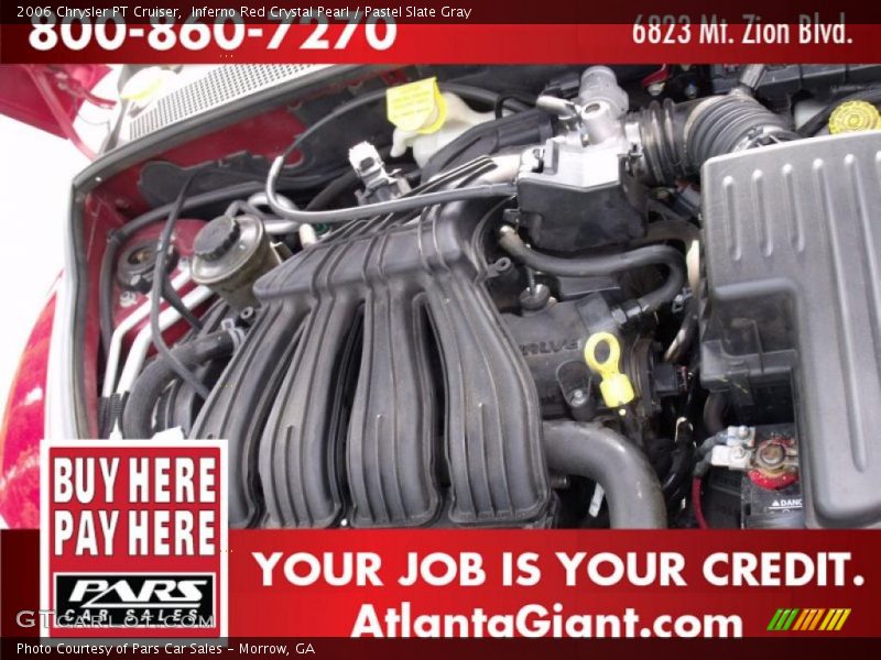 Inferno Red Crystal Pearl / Pastel Slate Gray 2006 Chrysler PT Cruiser