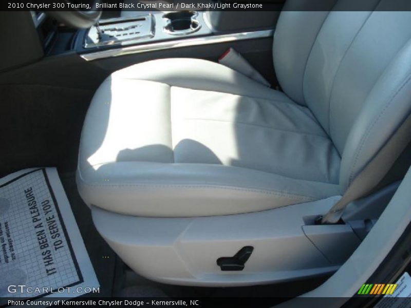 Brilliant Black Crystal Pearl / Dark Khaki/Light Graystone 2010 Chrysler 300 Touring