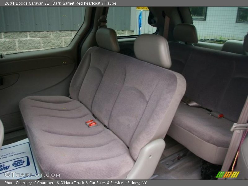 Dark Garnet Red Pearlcoat / Taupe 2001 Dodge Caravan SE